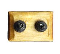 Melody Jane Dolls House Traditional Double Light Switch DIY Fittings Hardware 1:12 Accessory