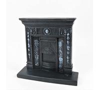 Melody Jane Dolls House Victorian Cast Iron Fireplace Miniature 1:12 Scale Resin Furniture