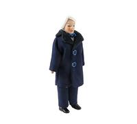 Melody Jane Dolls House Victorian Gentleman in Blue Suit Porcelain Man 1:12 People