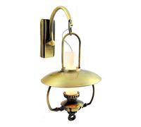 Melody Jane Dolls House Wall Hanging Mammoth Oil Lamp 12V Light Nostalgic Electric Lighting