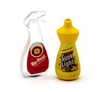 Melody Jane Dolls House Washing Up Liquid & Spray Modern Kitchen Cleaning Accessory 1:12