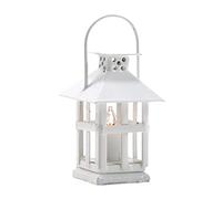 Melody Jane Dolls House White Lantern with Candle Light 12V Lamp Electric Lighting