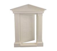 Melody Jane Dolls House White Plastic Georgian Front External Door1:12 Scale DIY Builders
