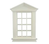 Melody Jane Dolls House White Plastic Georgian Window Frame 12 Pane1:12 Scale DIY Builders