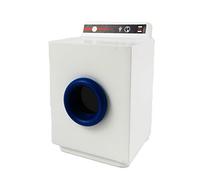 Melody Jane Dolls House White Washing Machine Blue Door Modern Utility Kitchen Furniture