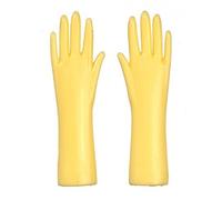 Melody Jane Dolls House Yellow Rubber Gloves1:12 Scale Kitchen Accessory