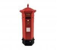 Melody Jane Dolls Houses Victorian British Post Office Letter Mail Box 1:12 Red