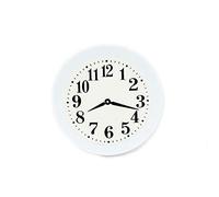 Melody Jane Dolls Houses White Kitchen Wall Clock1:12 Scale Miniature Accessory