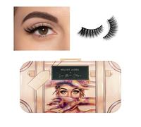 Melody Lashes Lisa-Marie Schiffner artificial eyelashes for an ultimate CAT eye look with incredibly glamorous finish Up to 15 reusable vegan and hand-knotted (Confidence)