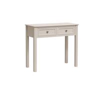 Melody Maison 2 Drawer Console / Dressing Table - Daventry Taupe-Grey Range in Taupe Melody Maison Taupe