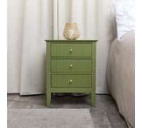 Melody Maison 3 Drawer Bedside Table - Hales Green Range