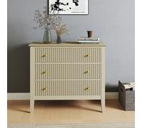 Melody Maison 3 Drawer Chest Of Drawers - Hales Taupe Range