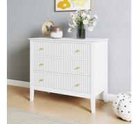 Melody Maison 3 Drawer Chest Of Drawers - Hales White Range