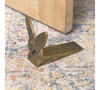 Melody Maison Antique Brass Gold Metal Butterfly Doorstop