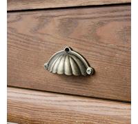 Melody Maison Antique Brass Scalloped Cup Pull Handle