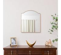Melody Maison Antique Gold Metal Framed Wall Mirror - 50Cm X 65Cm
