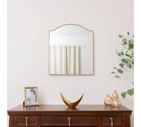 Melody Maison Antique Gold Metal Framed Wall Mirror - 50cm X 65cm | Size: 50 cm X 65 cm Melody Maison Gold 50 cm X 65 cm