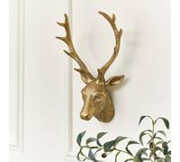 Melody Maison Antique Gold Metal Stag Head