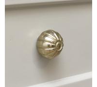 Melody Maison Antique Gold Round Scalloped Drawer Knob