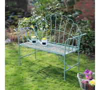 Melody Maison Antique Sage Green Garden Bench