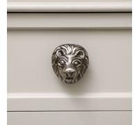 Melody Maison Antique Silver Lion Drawer Knob Melody Maison Silver