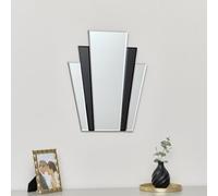 Melody Maison Art Deco Fan Wall Mirror - 50cm X 40cm in Clear | Size: 50 cm X 40 cm Melody Maison Clear 50 cm X 40 cm