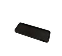Melody Maison Black Wood Rectangular Wooden Tray - 34.5cm Melody Maison Black