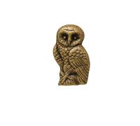 Melody Maison Brass Owl Drawer Knob in Light Brown Melody Maison Light Brown