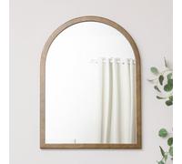 Melody Maison Bronze Framed Arched Wall Mirror - 60Cm X 80Cm