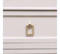 Melody Maison Brushed Gold Rectangle Drop Shape Pull Handle