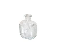 Melody Maison Clear Glass Small Square Shaped Vase 13.7cm Melody Maison Clear
