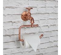 Melody Maison Copper Metal Tap Toilet Roll Holder 19Cm X 21Cm