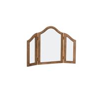 Melody Maison Dark Wood Triple Dressing Table Mirror - Ashwell Range in Dark Brown Melody Maison Dark Brown