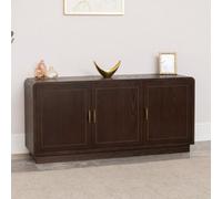 Melody Maison Dark Wooden 3 Door Sideboard - Kingsley Range