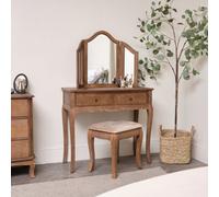 Melody Maison Dressing Table, Mirror & Stool Set - Ashwell Range