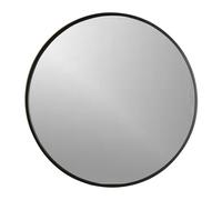 Melody Maison Extra Large Round Black Wall Mirror 120cm X 120cm (1.2M X 1.2M) | Size: 120 cm X 120 cm Melody Maison Black 120 cm X 120 cm