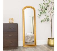Melody Maison Full Length Antique Gold Leaner & Wall Mirror - 47Cm X 142Cm
