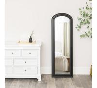 Melody Maison Full Length Black Leaner & Wall Mirror - 47Cm X 142Cm