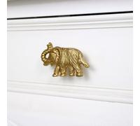 Melody Maison Gold Elephant Drawer Knob in Metallic Gold Melody Maison Metallic Gold