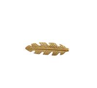 Melody Maison Gold Feather Drawer Knob in Metallic Gold Melody Maison Metallic Gold