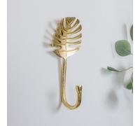 Melody Maison Gold Monstera Leaf Wall Hook