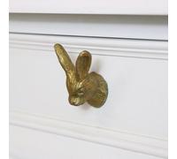 Melody Maison Gold Rabbit Head Drawer Knob