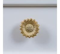 Melody Maison Gold Sunflower Drawer Knob