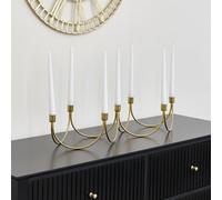 Melody Maison Gold Wave Multi Candle Holder
