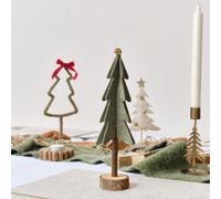 Melody Maison Green Felt Standing Tree Decoration - 25Cm