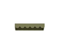 Melody Maison Green Scalloped Wall Storage Shelf - 40cm Melody Maison Green