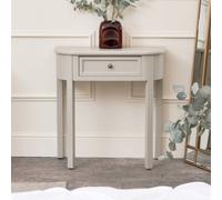Melody Maison Grey Half Moon Table - Daventry Taupe-Grey Range