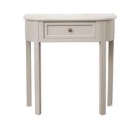 Melody Maison Grey Half Moon Table - Daventry Taupe-Grey Range in Taupe Melody Maison Taupe