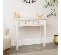 Melody Maison Ivory 2 Drawer Console / Dressing Table - Daventry Ivory Range in Off-White Melody Maison Off-White