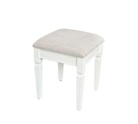 Melody Maison Ivory Cushioned Dressing Table Stool - Daventry Ivory Range in Off-White Melody Maison Off-White